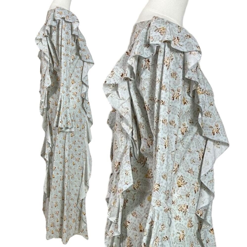 Spell & The Gypsy Ethereal Bohemian Witchy Fleur Frill Bias Maxi Dress Small NWT - Picture 13 of 16